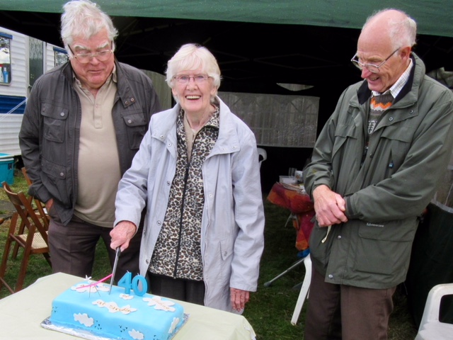 Mavis Bourne, Colin Jay and Tony Stainton